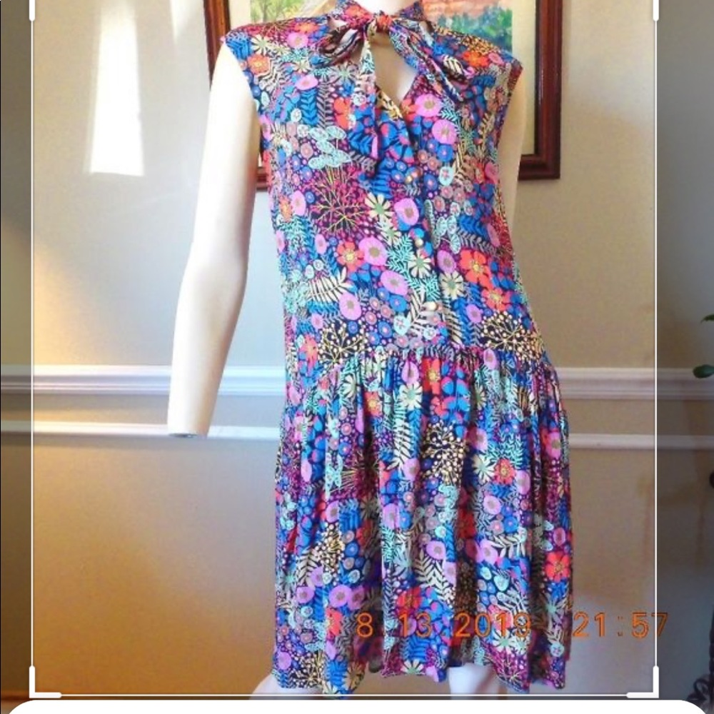 Closet London Ditsy Floral Skater Dress ASOS Uk12